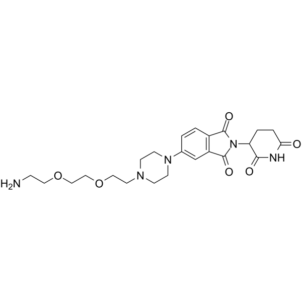 Thalidomide-Piperazine-PEG2-NH2