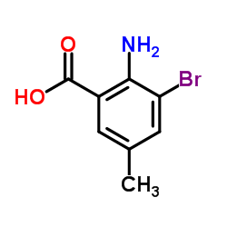 2-氨基-3-溴-5-甲基苯甲酸