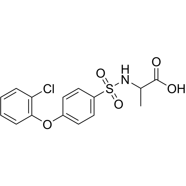 N-[4-(2-氯苯氧基)苯基磺酰基]-DL-丙氨酸