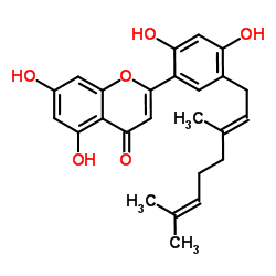 5'-香叶基-5,7,2',4'-四羟基黄酮
