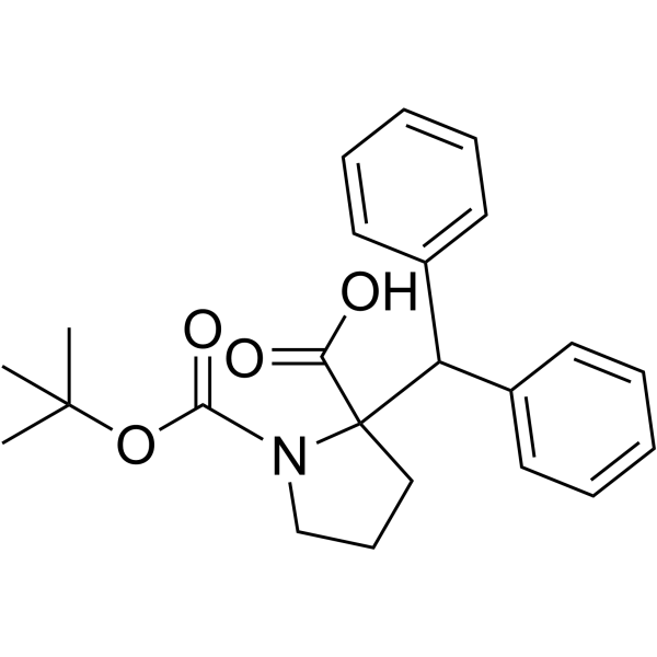 1-Boc-2-(二苯基甲基)-2-吡咯烷羧酸