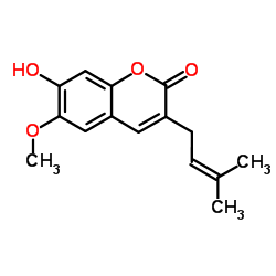 7-羟基-6-甲氧基-3-异戊烯基香豆素