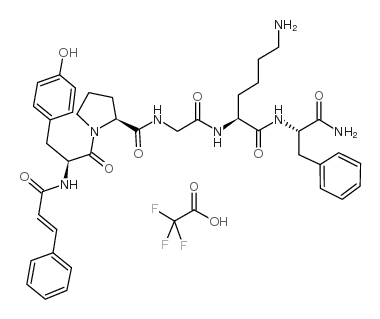 反-肉桂酰-TYR-PRO-GLY-LYS-PHE-酰胺三氟乙酸盐