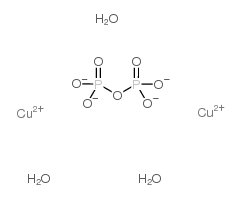 焦磷酸铜(II)水合物,P2O7 43.5-48.5％