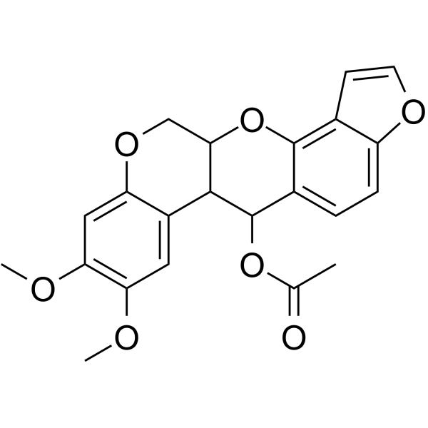 12-脱氧代-12ALPHA-乙酰氧基鱼藤酮