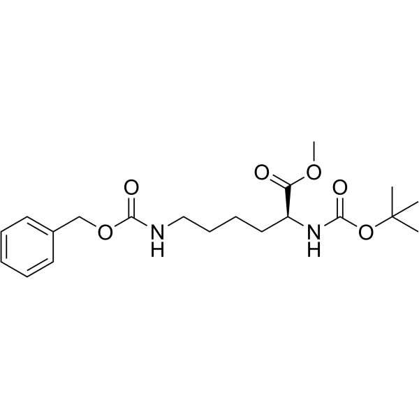 N6-((苄氧基)羰基)-N2-(叔丁氧基羰基)-L-赖氨酸甲酯