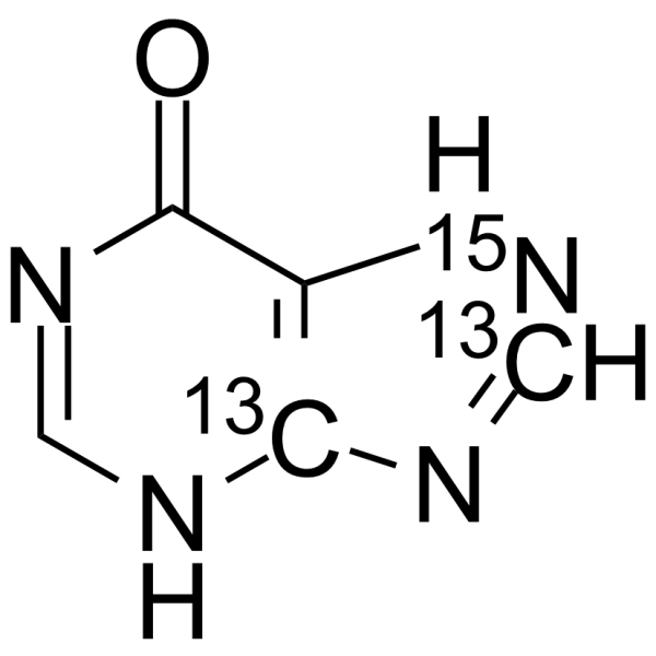 Hypoxanthine-13C2,15N-1