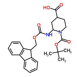 N-叔丁氧羰基4-(FMOC-氨基)哌啶-4-羧酸