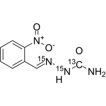 2-Nitrobenzaldehyde semicarbazone 13C,15N2