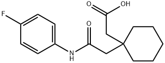 2-(1-(2-((4-氟苯基)氨基)-2-氧代乙基)环己基)乙酸