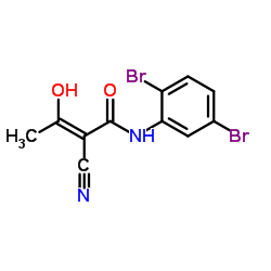 2-氰基-N-(2,5-二溴苯基)-3-羟基-2-丁烯酰胺