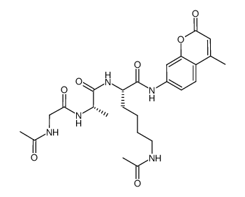 Ac-Gly-Ala-Lys(Ac)-AMC