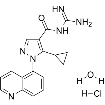 Zoniporide hydrochloride hydrate