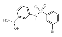 3-(3-溴苯基磺酰胺基)苯硼酸