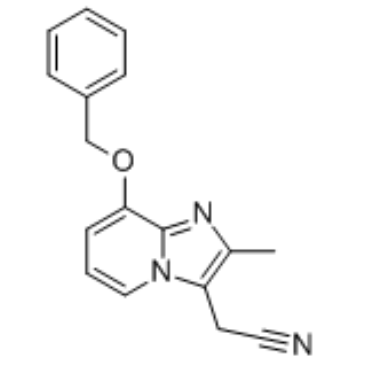 2-(8-(苄氧基)-2-甲基咪唑并[1,2-a]吡啶-3-基)乙腈