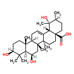 (3beta,6beta)-3,6,19-三羟基乌苏-12-烯-28-酸