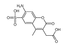 7-氨基-4-甲基-6-磺酸基香豆素-3-乙酸