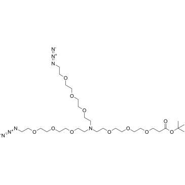 N-(Boc-PEG3)-N-bis(PEG3-azide)