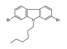 2,7-二溴-N-己基咔唑