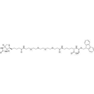 Fmoc-Lys (biotin-PEG4)-OH