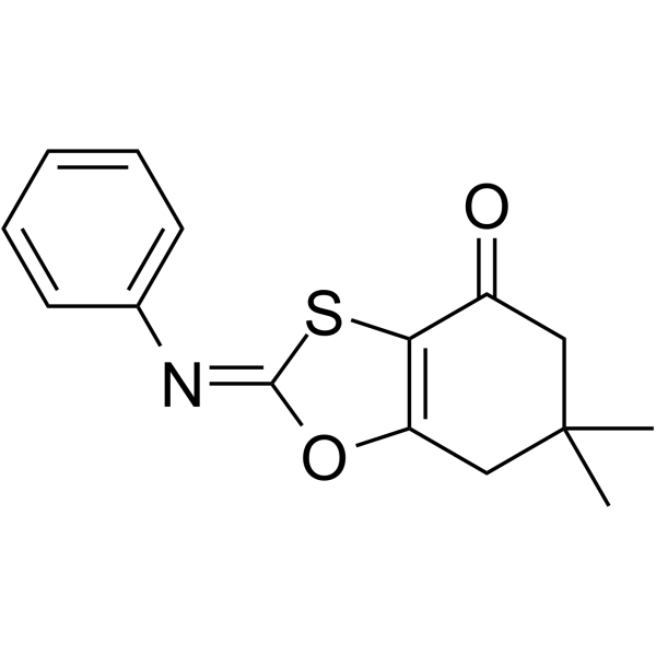 6,7-二氢-6,6-二甲基-2-(苯基亚氨基)-1,3-苯并恶硫醇-4(5H)-酮