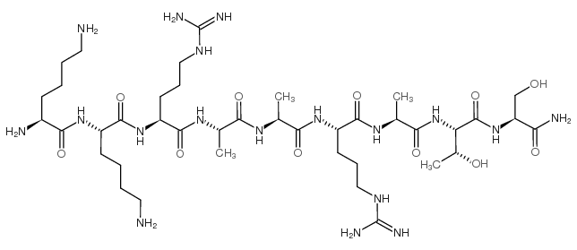 LYS-LYS-ARG-ALA-ALA-ARG-ALA-THR-SER-NH2