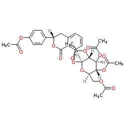 (3S)-绣球酚 8-O-葡萄糖甙五乙酸酯