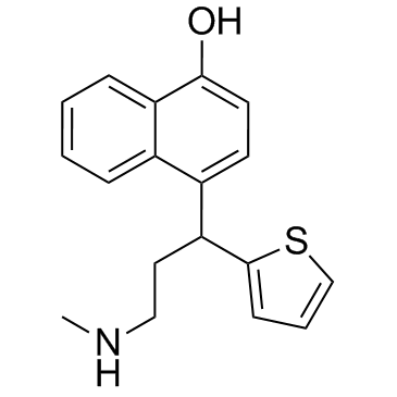 4-[3-(甲基氨基)-1-(2-噻吩基)丙基]-1-萘酚