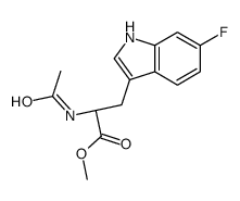 (R)-N-乙酰基-6-氟色氨酸甲酯