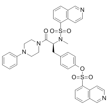 1-[N,O-二(5-异喹啉磺酰基)-N-甲基-L-型酪氨酸]-4-苯基哌嗪