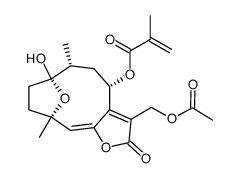 8α-(2-甲基丙烯酰氧基)硬毛钩藤内酯 13-O-乙酸酯