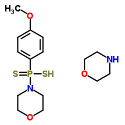 (4-甲氧基苯基)吗啉基-二硫代膦酸与吗啉的化合物