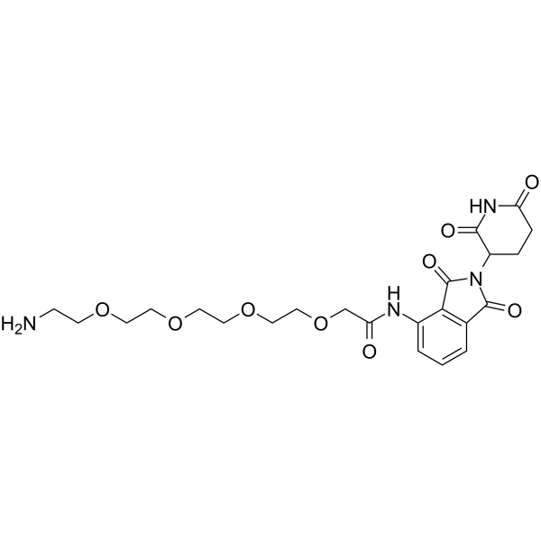 Pomalidomide-amino-PEG4-NH2 hydrochloride