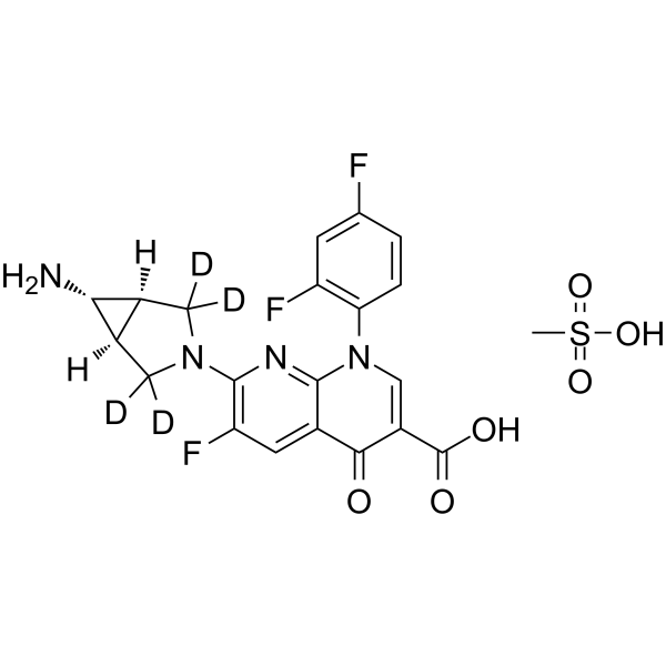 Trovafloxacin-d4 mesylate