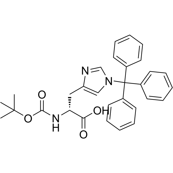 N-[叔丁氧羰基]-1-(三苯甲基)-D-组氨酸