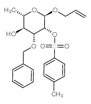 烯丙基 3-O-苄基-2-O-对甲苯磺酰基-alpha-L-吡喃鼠李糖苷