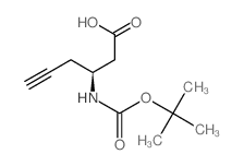 (S)-3-((叔丁氧基羰基)氨基)己-5-炔酸