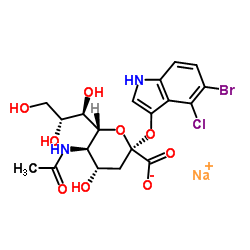 5-溴-4-氯-3-吲哚-α-D-N-乙酰神经氨酸钠盐