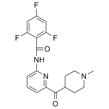 2,4,6-三氟-N-[6-[(1-甲基-4-哌啶基)羰基]-2-吡啶基]苯甲酰胺