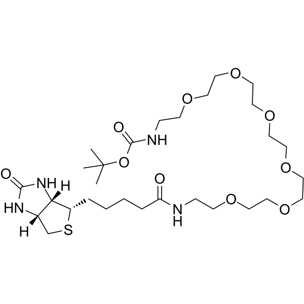 Biotin-PEG6-NH-Boc