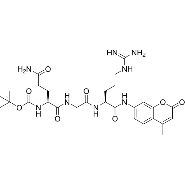 Boc-Gln-Gly-Arg-AMC