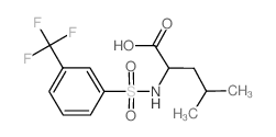 N-[3-(三氟甲基)苯磺酰基]亮氨酸