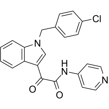 2-(1-(4-氯苄基)-1H-吲哚-3-基)-2-氧代-N-(吡啶-4-基)乙酰胺