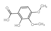 2-羟基-3,4-二甲氧基苯甲酸