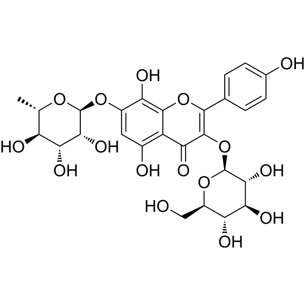 草质素-3-O-β-D-吡喃葡萄糖-7-O-α-L-鼠李糖苷