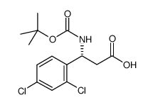 N-Boc-(R)-3-氨基-3-(2,4-二氯苯基)-丙酸