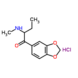 2-甲基氨基-1-(3',4'-亚甲二氧基苯基)丁-1-酮盐酸盐