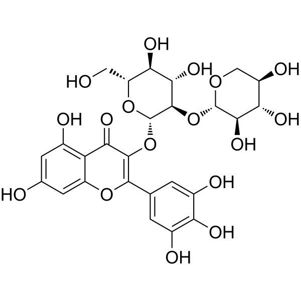 杨梅素-3-O-Β-D-木糖(1-2)-Β-D-葡萄糖苷