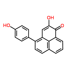 2-羟基-4-(4-羟基苯基)-1H-萘嵌苯-1-酮