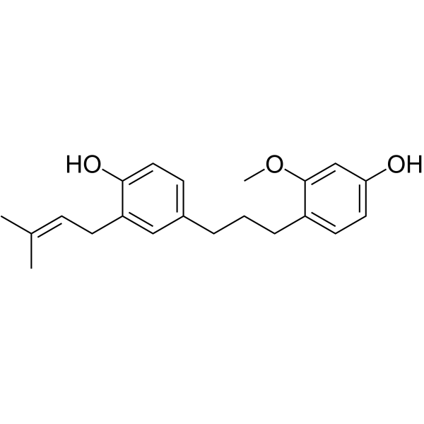 1-(4-羟基-2-甲氧基苯基)-3-(4-羟基-3-异戊烯基苯基)丙烷